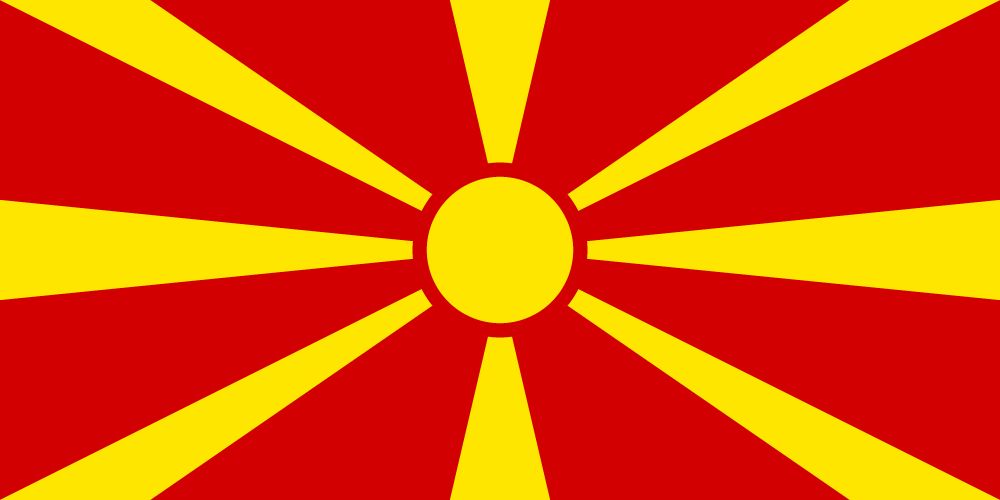 Flag North Macedonia , HD Wallpaper & Backgrounds