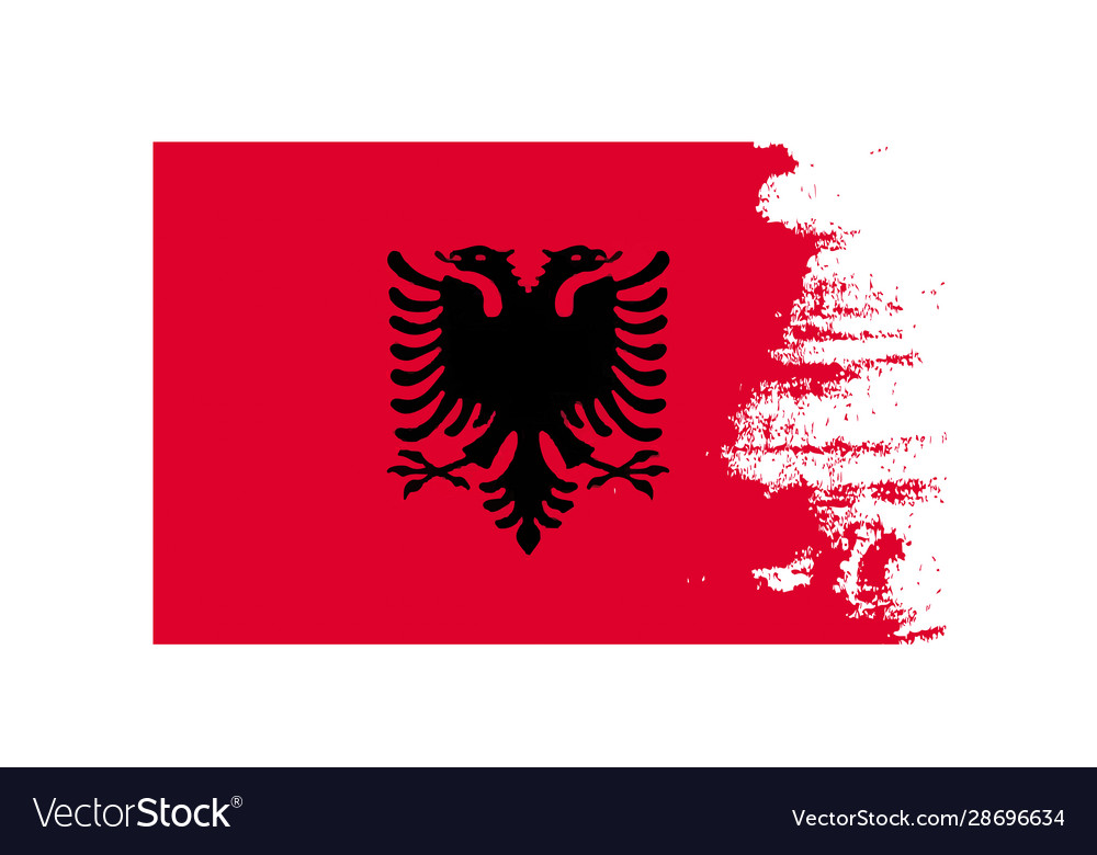 Grunge Texture Albania Country Flag National - Albania Flag , HD Wallpaper & Backgrounds