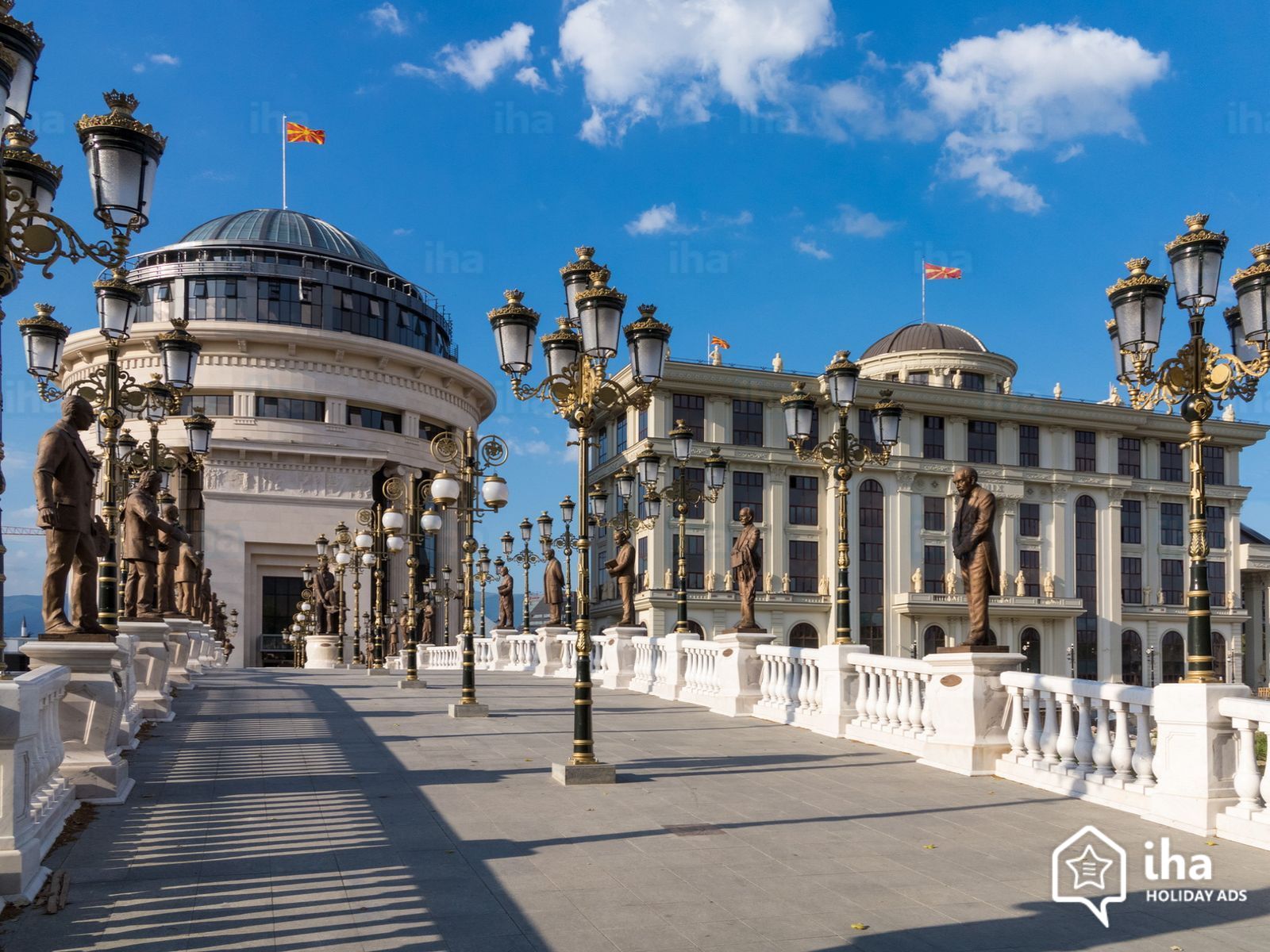 New City Center Of Skopje - Art Bridge , HD Wallpaper & Backgrounds