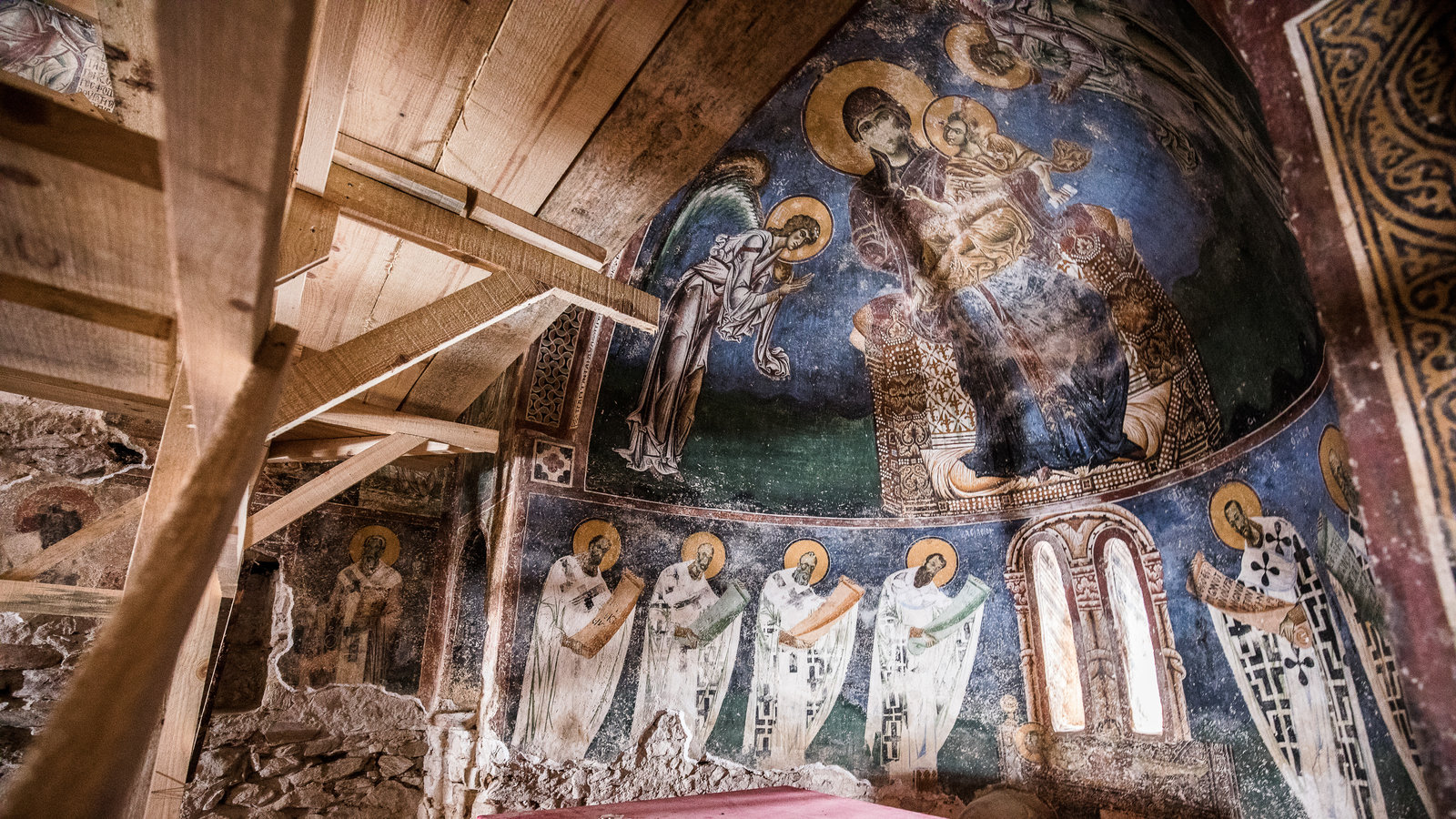 Church Sveti Gjorgi, Kurbinovo , HD Wallpaper & Backgrounds