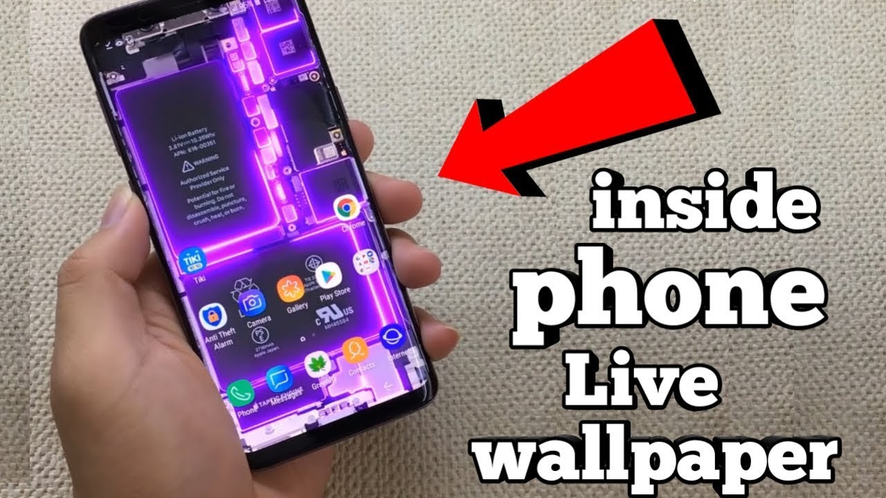 Live Wallpaper Inside Phone , HD Wallpaper & Backgrounds
