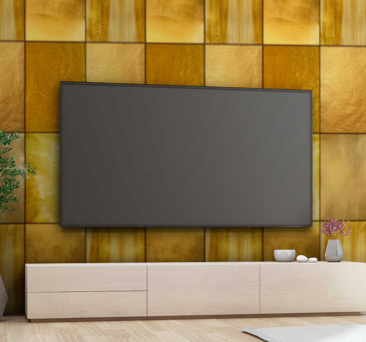 Golden Basilisk Pattern Wallpaper - Interior Design , HD Wallpaper & Backgrounds