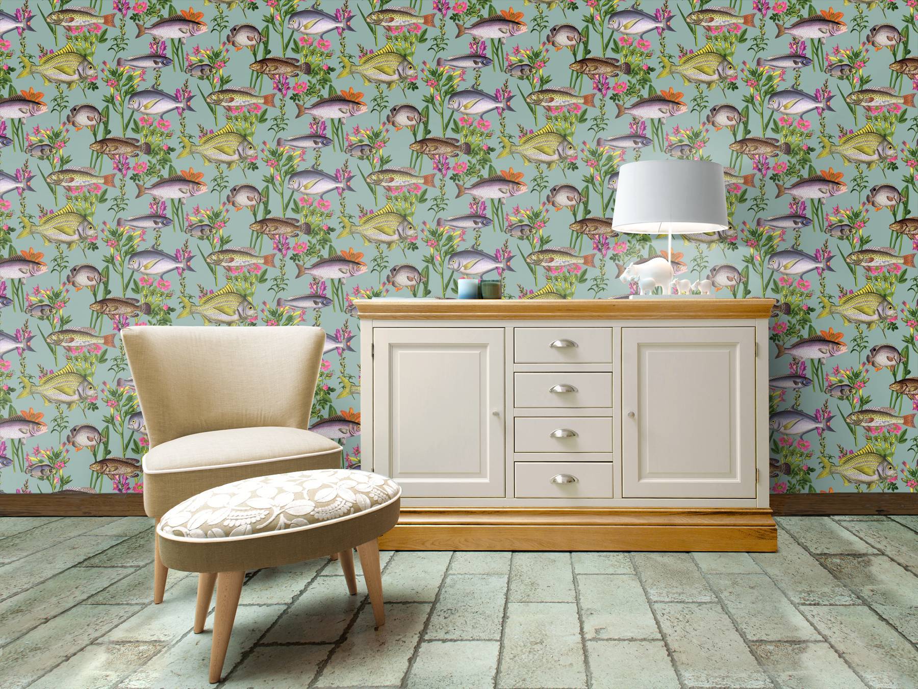 Hotel Wallpaper For Walls For Sale, Tropical Wallpaper - Osborne & Little Cervo , HD Wallpaper & Backgrounds