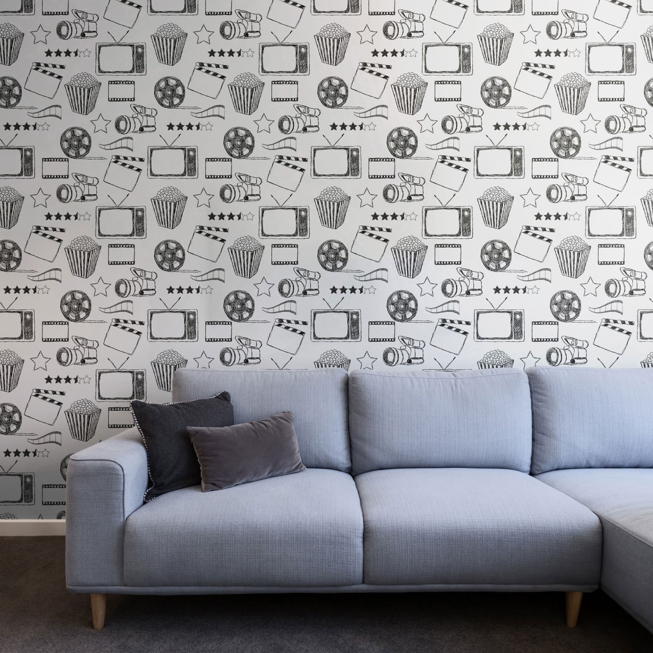 Vinyl Peel And Stick Wallpaper - Movie Themed Wallpaper For Walls , HD Wallpaper & Backgrounds