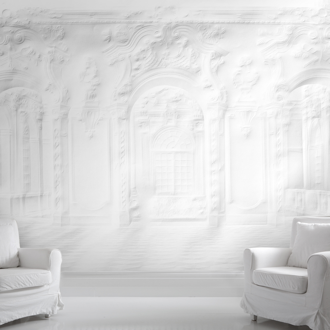 Paper Palace Folded Hall Wallpaper Mural - Wall , HD Wallpaper & Backgrounds