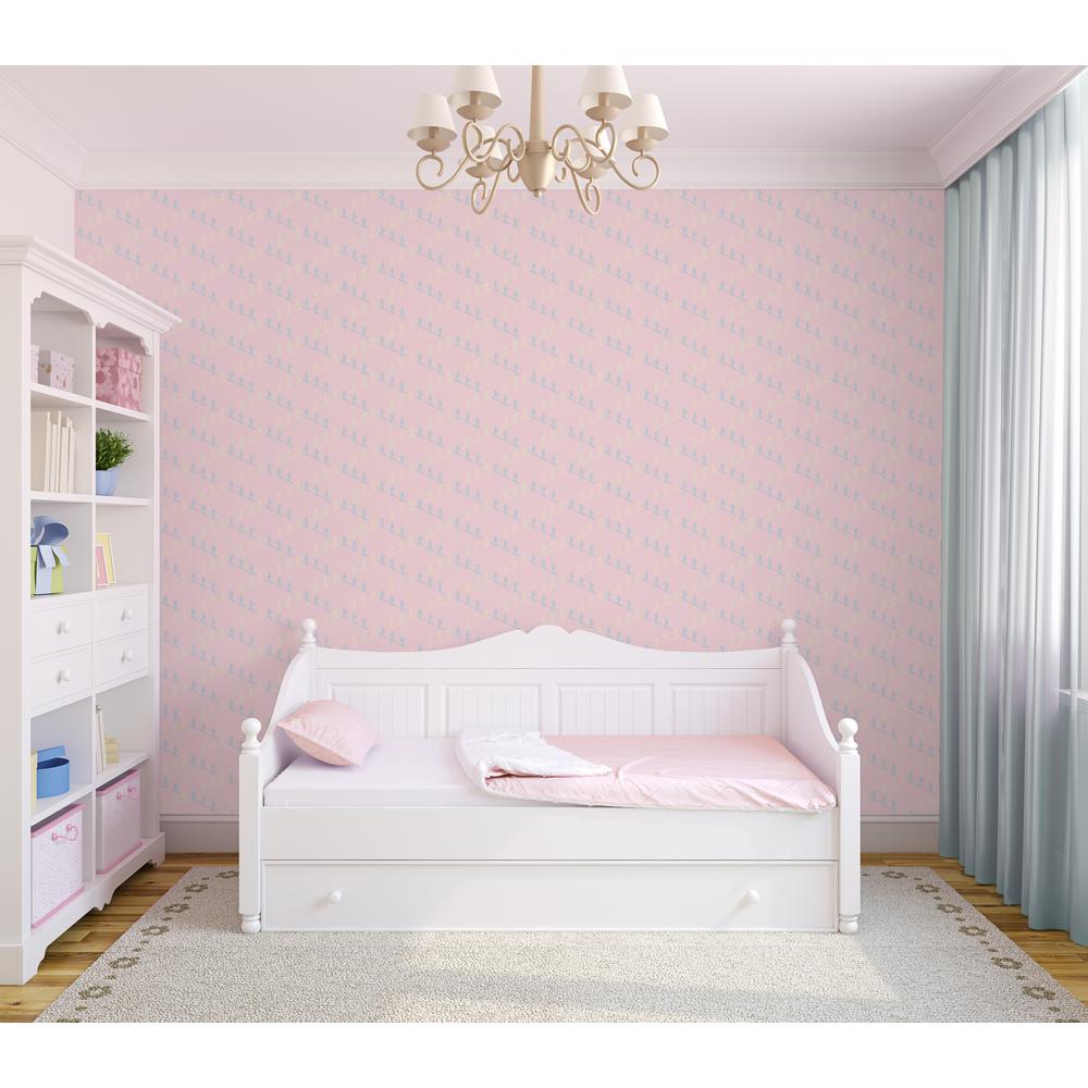 Baby Pink Wallpaper Bedroom , HD Wallpaper & Backgrounds