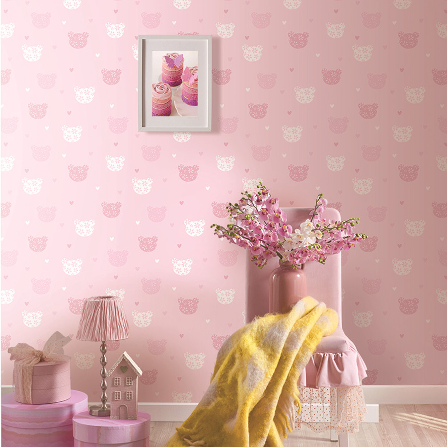 Pink Wallpaper Girls Room , HD Wallpaper & Backgrounds