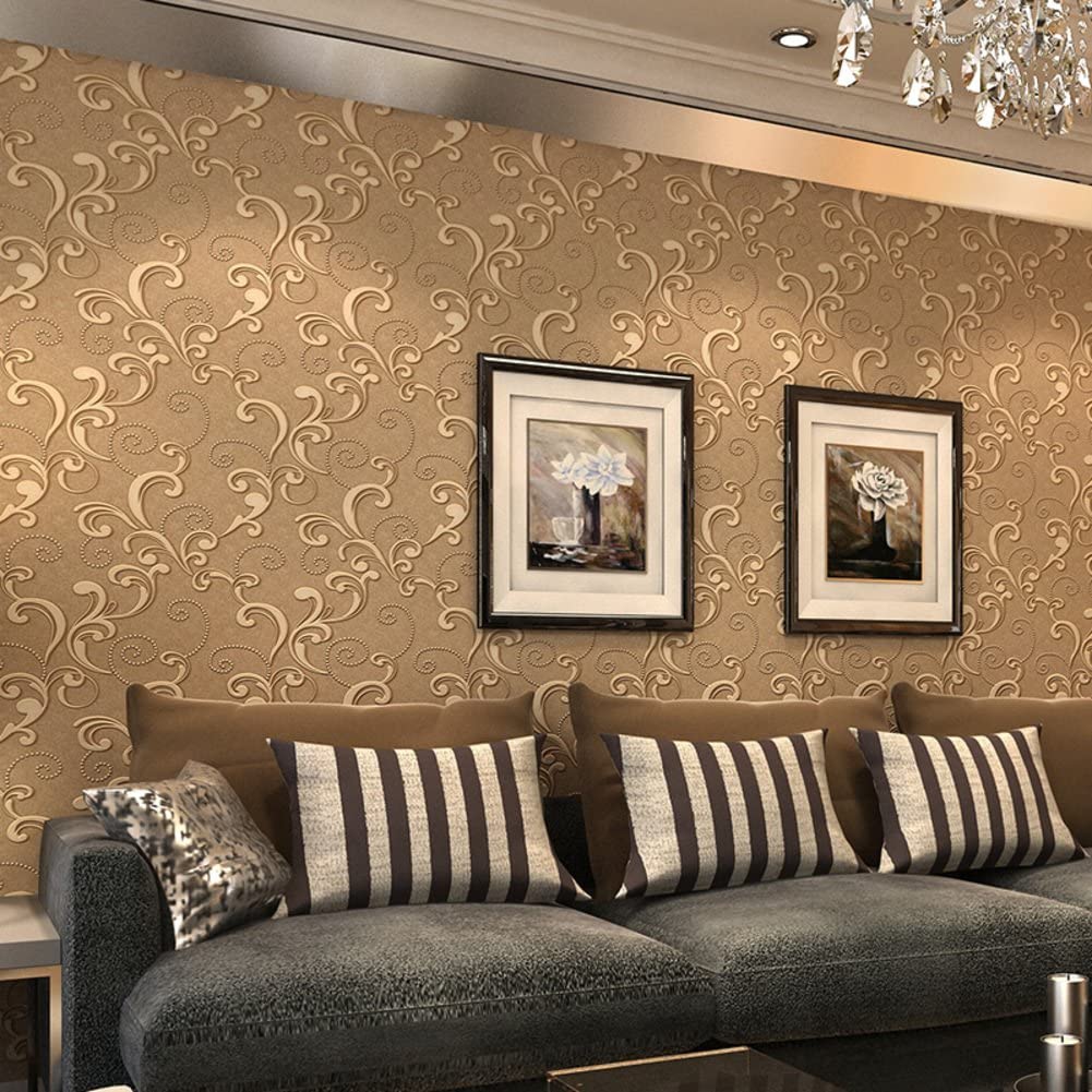 3d Wallpaper/european Style Non Woven Wallpaper/bedroom - Interior Design , HD Wallpaper & Backgrounds