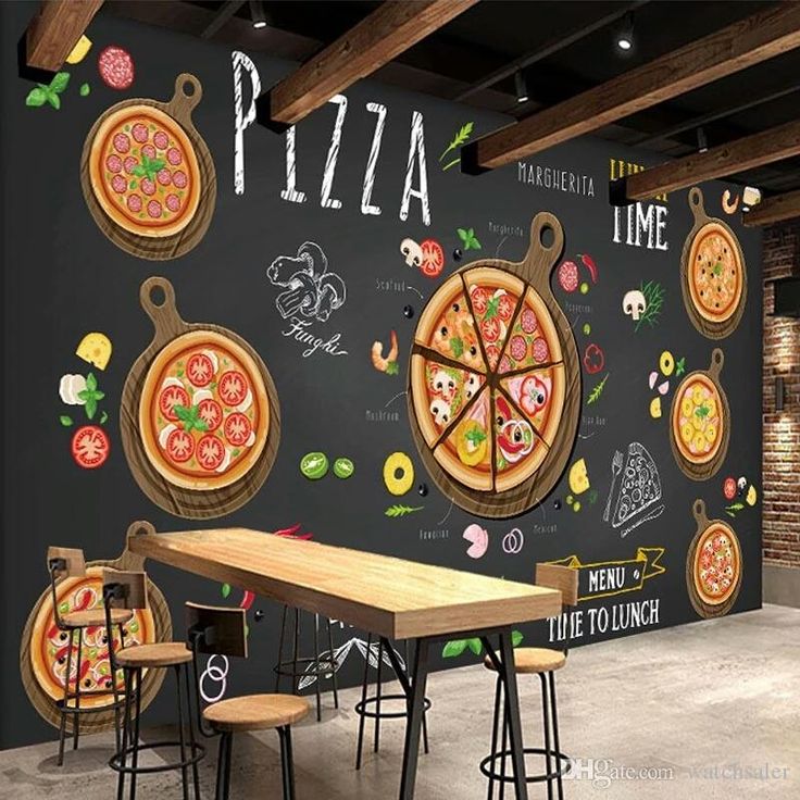 Pizza Shop Wall Decor , HD Wallpaper & Backgrounds