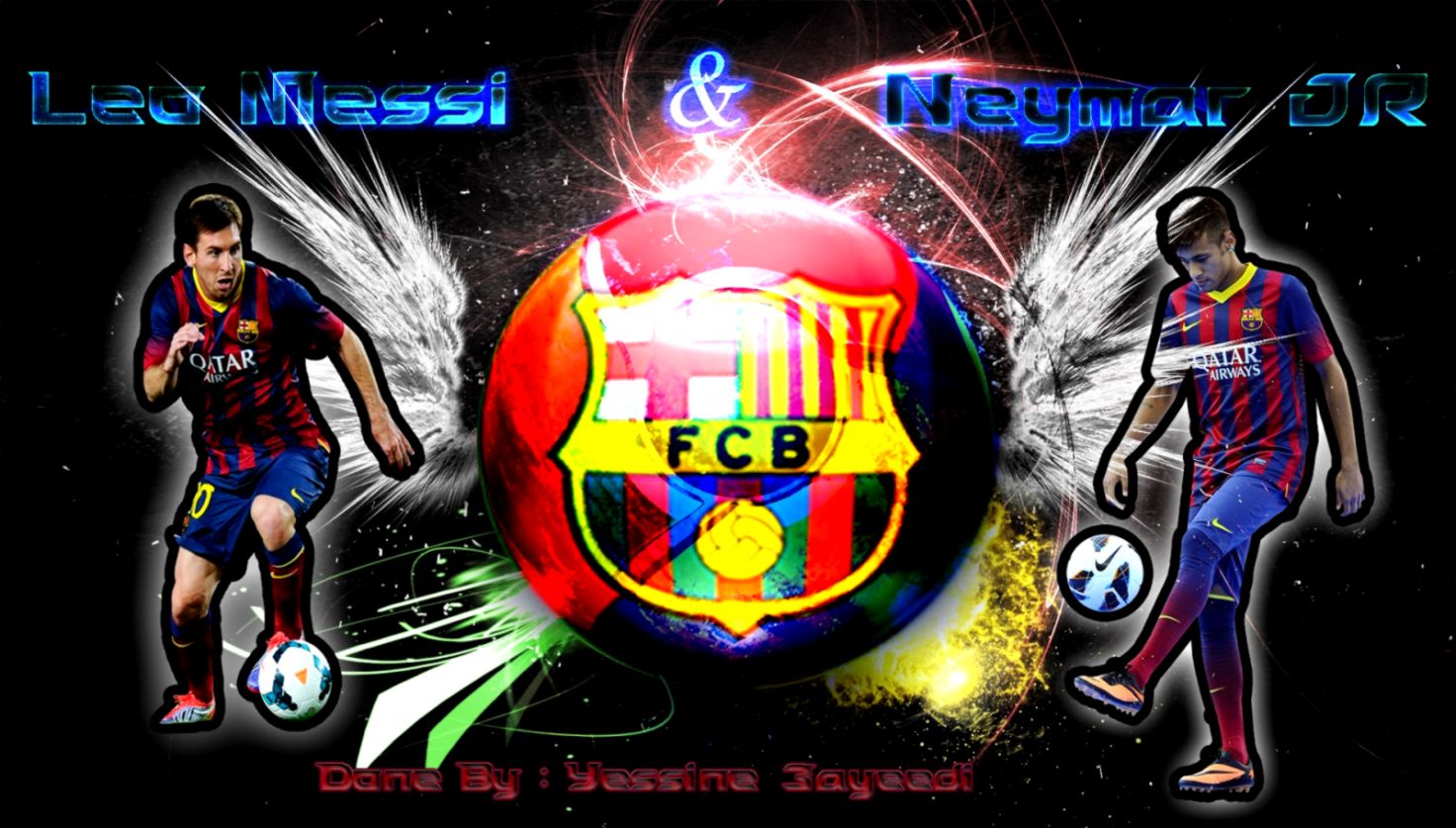 Neymar Images Neymar Nd Messi Barcelona Hd Wallpaper - Cool Chrome Backgrounds , HD Wallpaper & Backgrounds