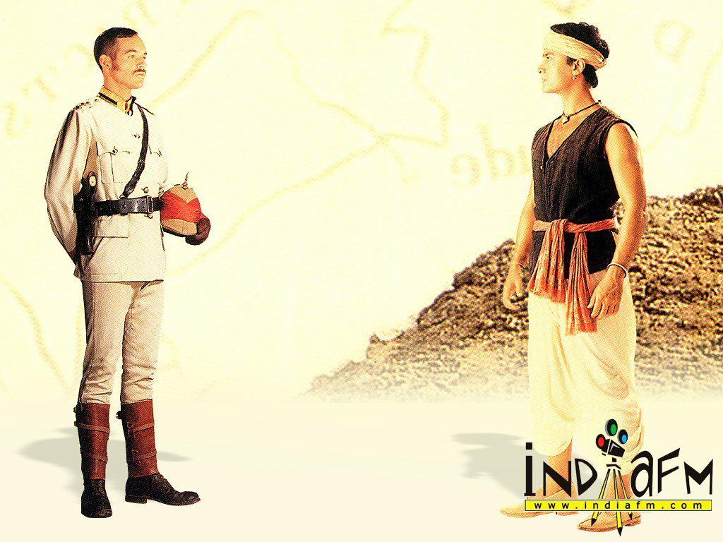 Aamir Khan - Captain Andrew Russell Lagaan , HD Wallpaper & Backgrounds