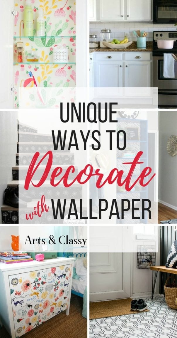 Decorating With Wallpaper Gorgeous Rental Friendly - Peel And Stick Wallpaper Diy Ideas , HD Wallpaper & Backgrounds