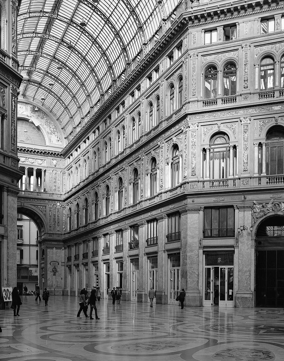 Naples, Prince Of Naples Gallery, Campaign, Italy, - Galleria Umberto I , HD Wallpaper & Backgrounds