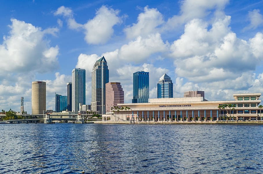 Tampa, Downtown Tampa, Tampa Fl, Tampa City, Tampa - Usf Park On The Riverwalk , HD Wallpaper & Backgrounds