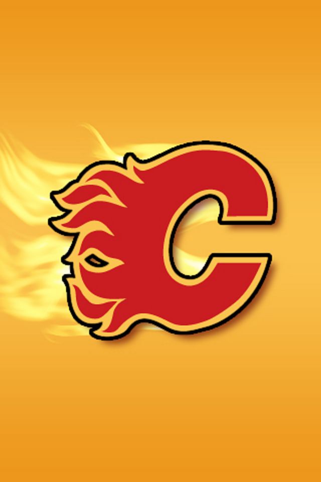 Calgary Flames Wallpaper - Nhl Calgary Flames Logo , HD Wallpaper & Backgrounds