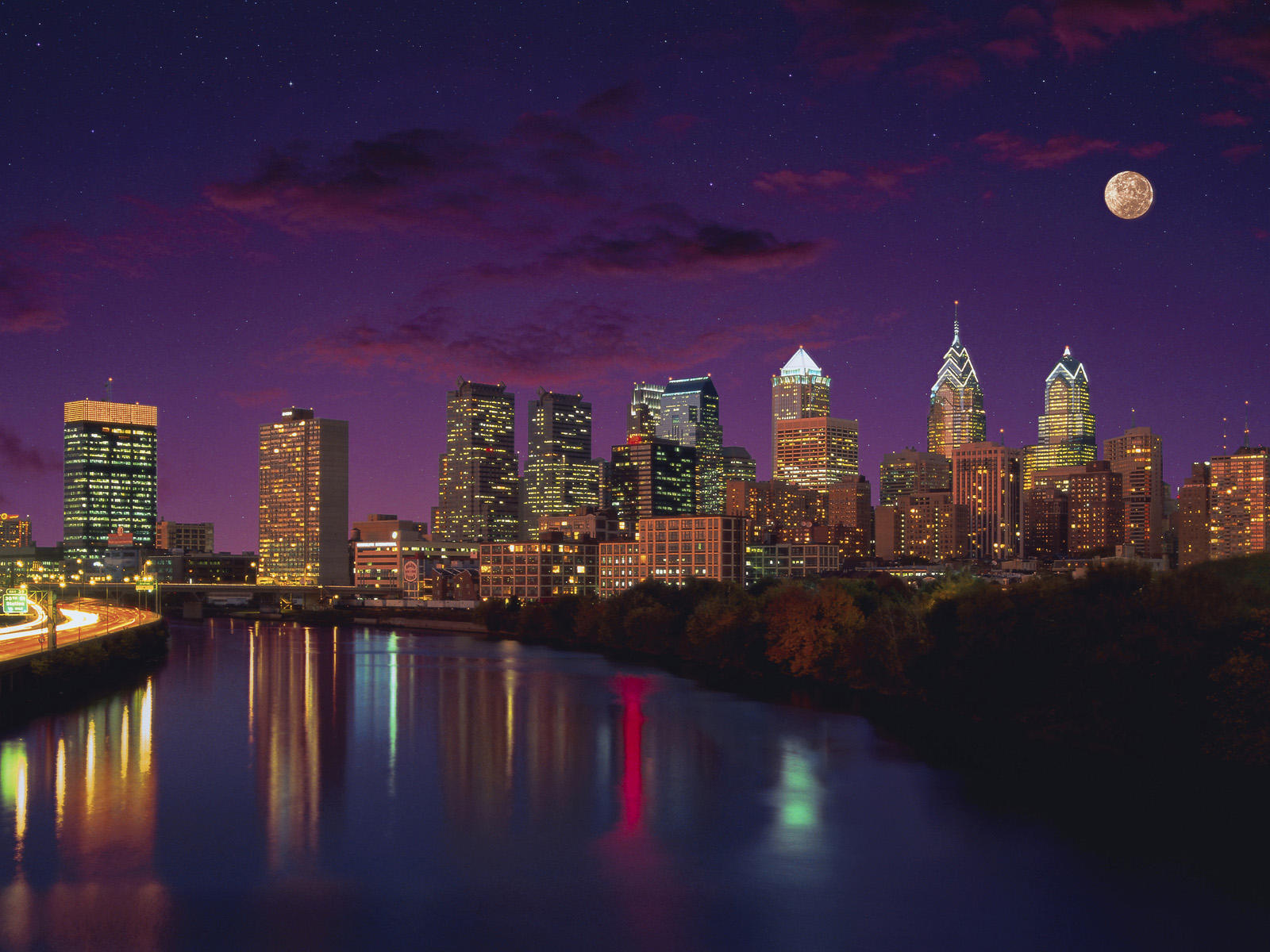 The Franklin Institute Is One Of The Cities More Prominent - Philadelphia Skyline At Night , HD Wallpaper & Backgrounds