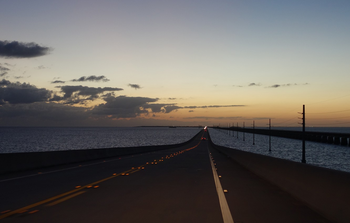 Photo Wallpaper Bridge, Key West, Florida Keys - Sea , HD Wallpaper & Backgrounds