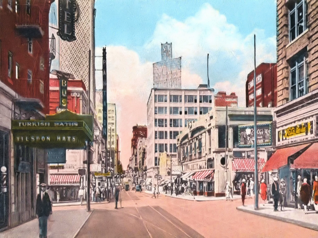 Kansas City Desktop Wallpaper - Vintage Picture Of City , HD Wallpaper & Backgrounds