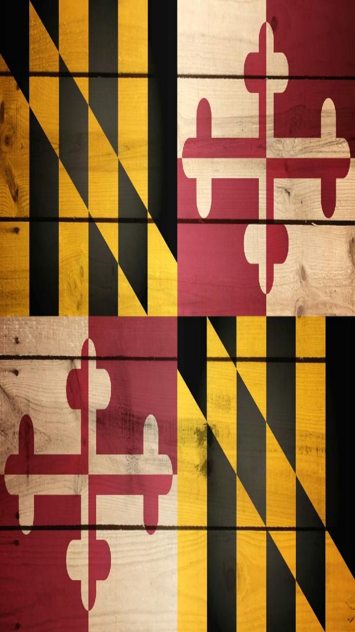 Maryland Flag Wallpaper Iphone - Maryland Flag Wood Background , HD Wallpaper & Backgrounds