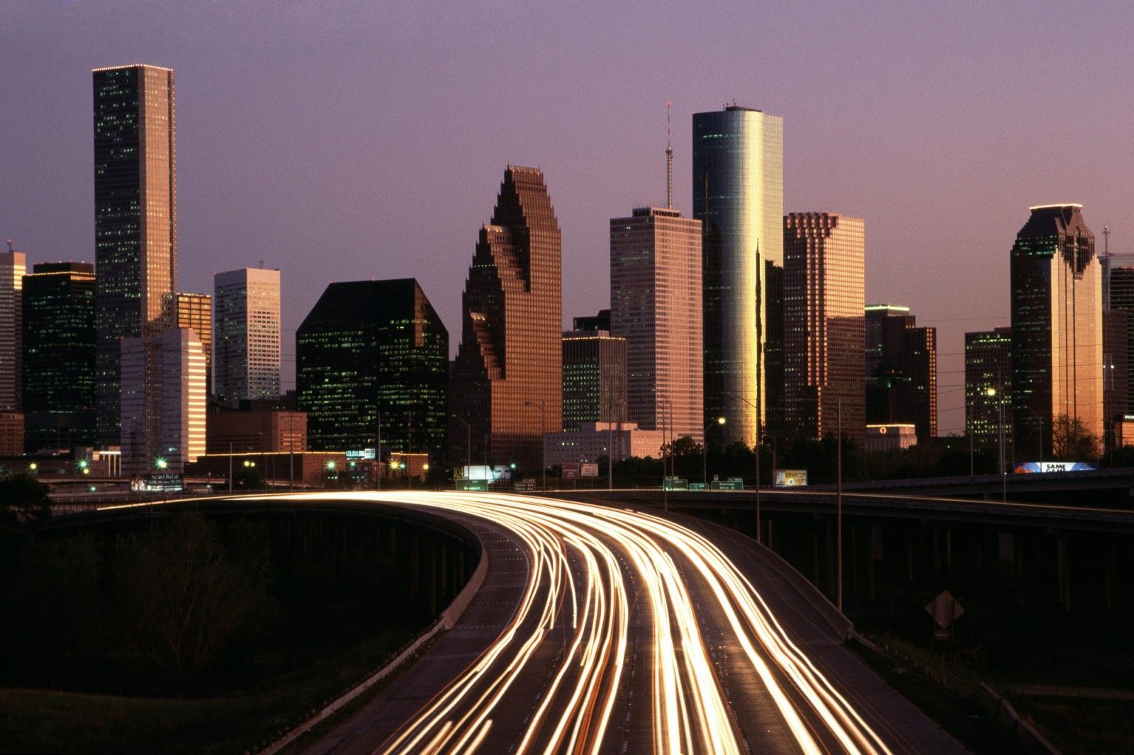 Houston Texas Skyline , HD Wallpaper & Backgrounds