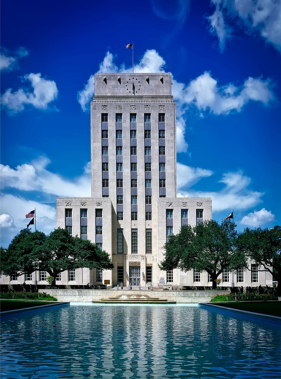 Houston, Texas, City Hall, Urban, Government, Landmark, - Houston City Hall , HD Wallpaper & Backgrounds