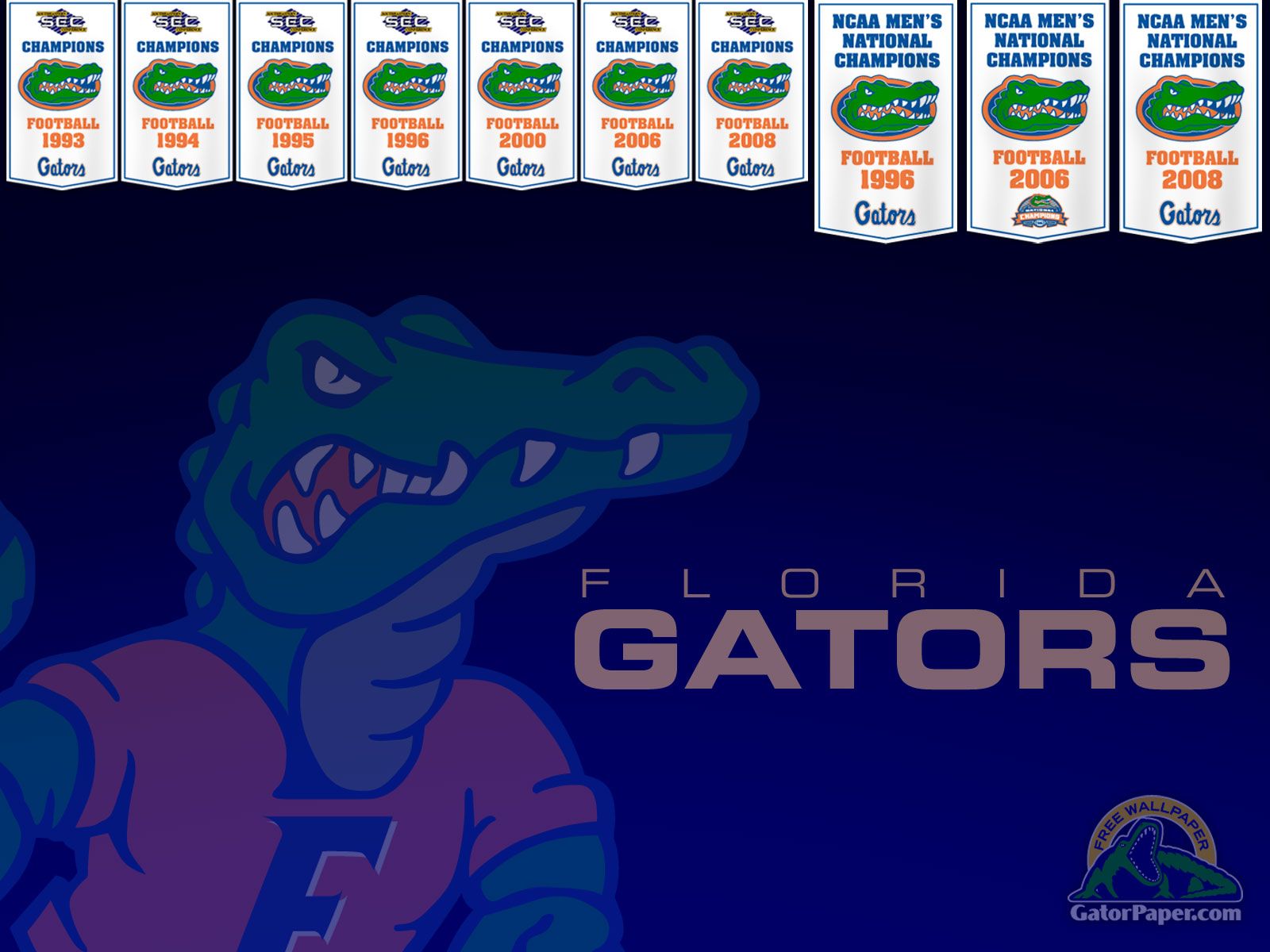 Free Gator Wallpaper - Desktop Florida Gator Background , HD Wallpaper & Backgrounds