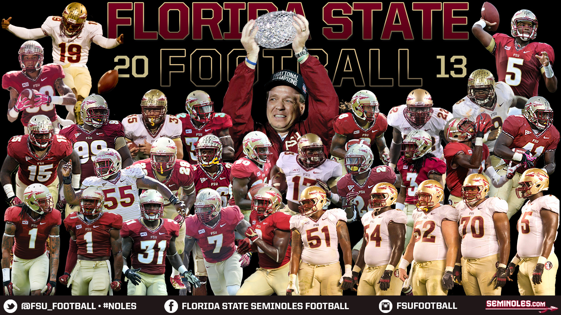 Seminolescom Desktop Wallpapers Florida State Seminoles - Florida State Football , HD Wallpaper & Backgrounds