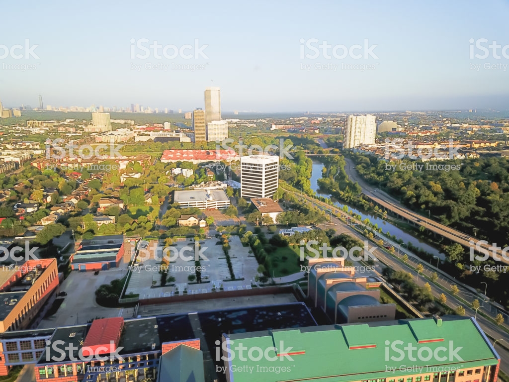 Aerial View Fourth Ward District West Of Downtown Houston, - Urban Area , HD Wallpaper & Backgrounds