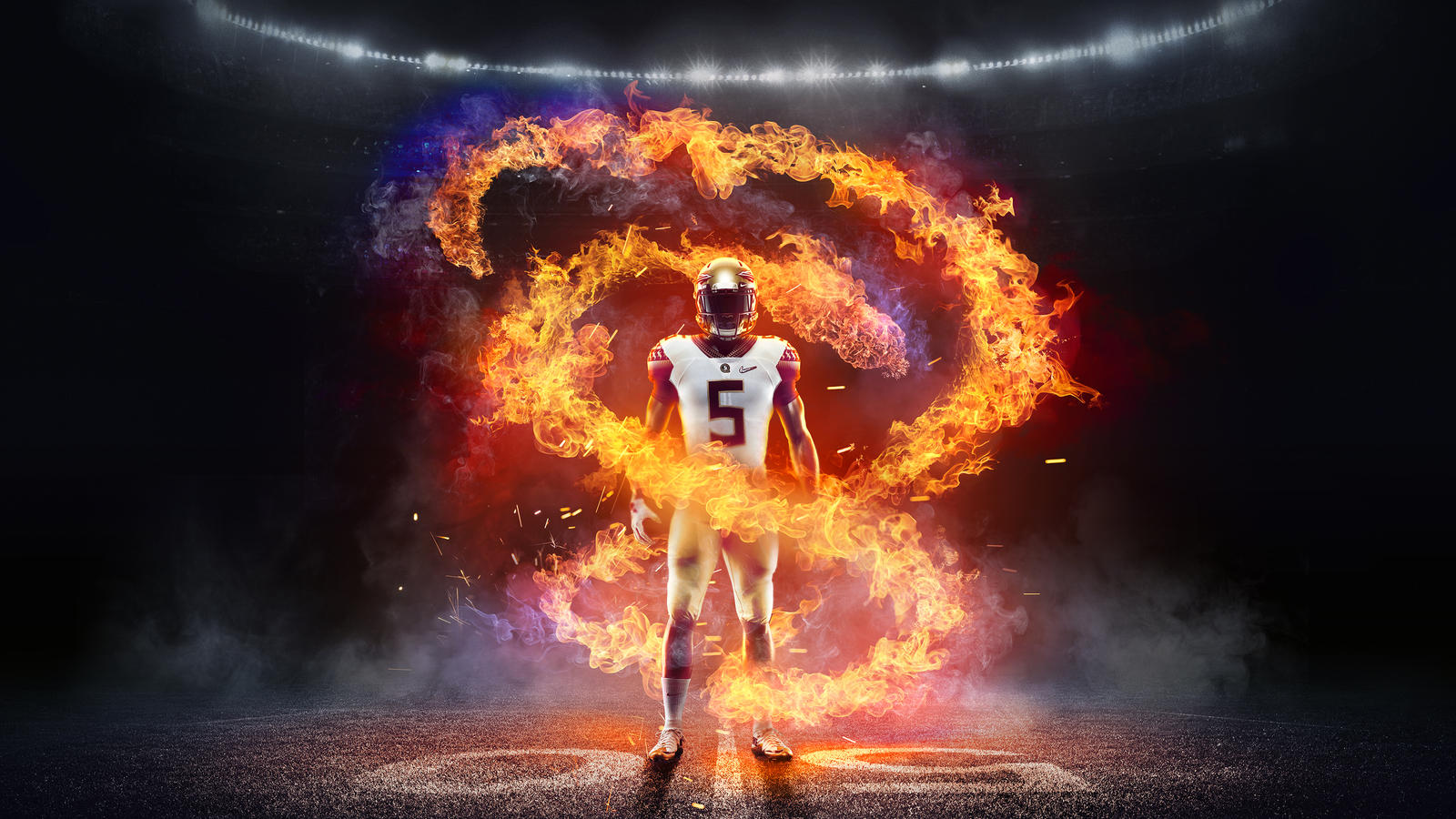 Jm Fsu Hr - Nike College Football Ad , HD Wallpaper & Backgrounds