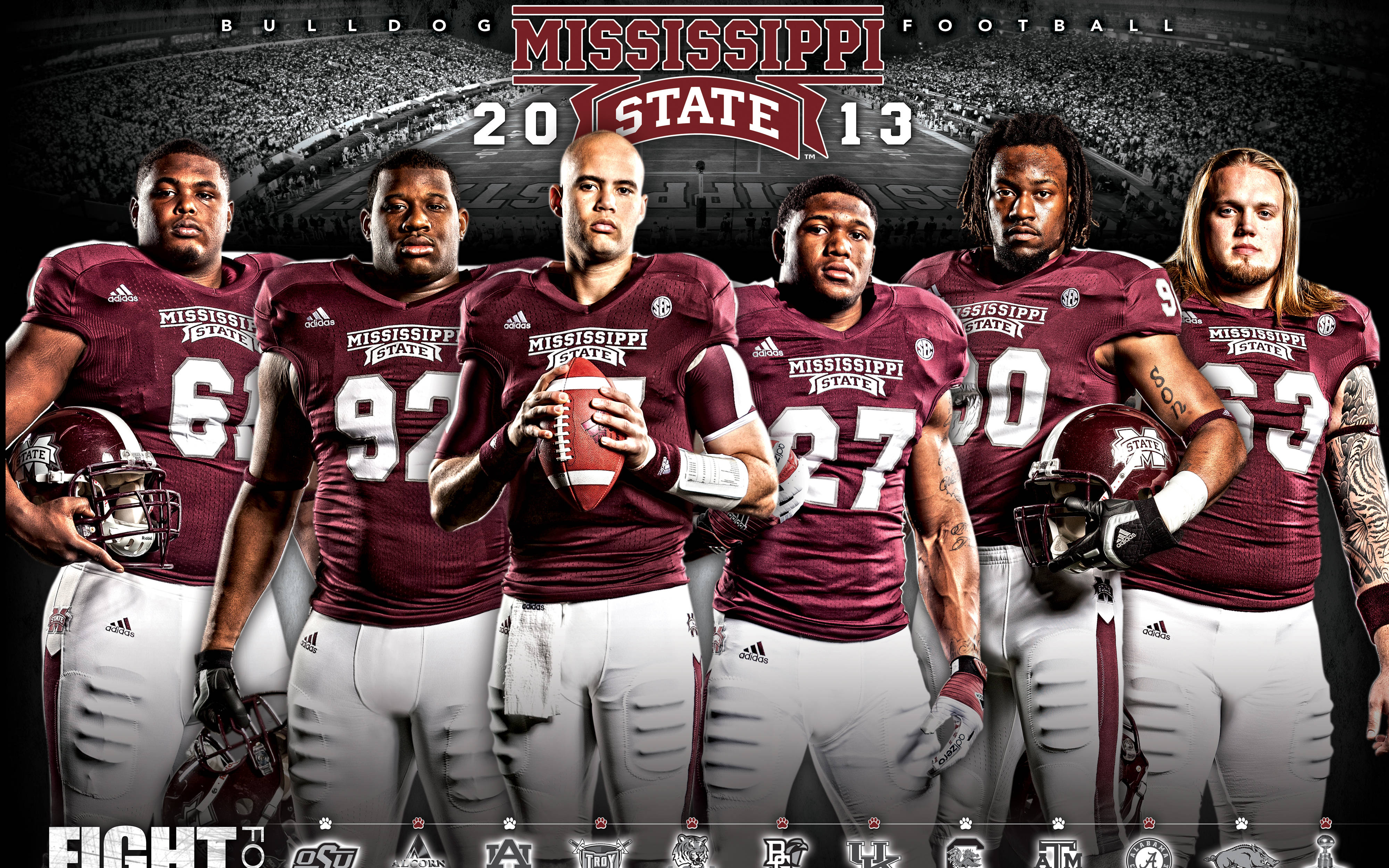 Mississippi State Football Wallpapers  Mississippi state will be