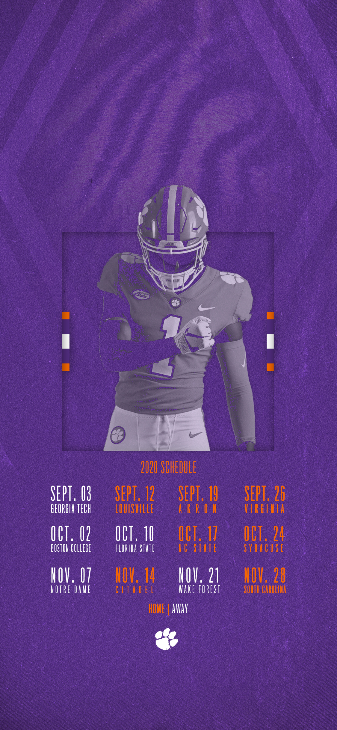 Clemson Football Schedule 2020 , HD Wallpaper & Backgrounds