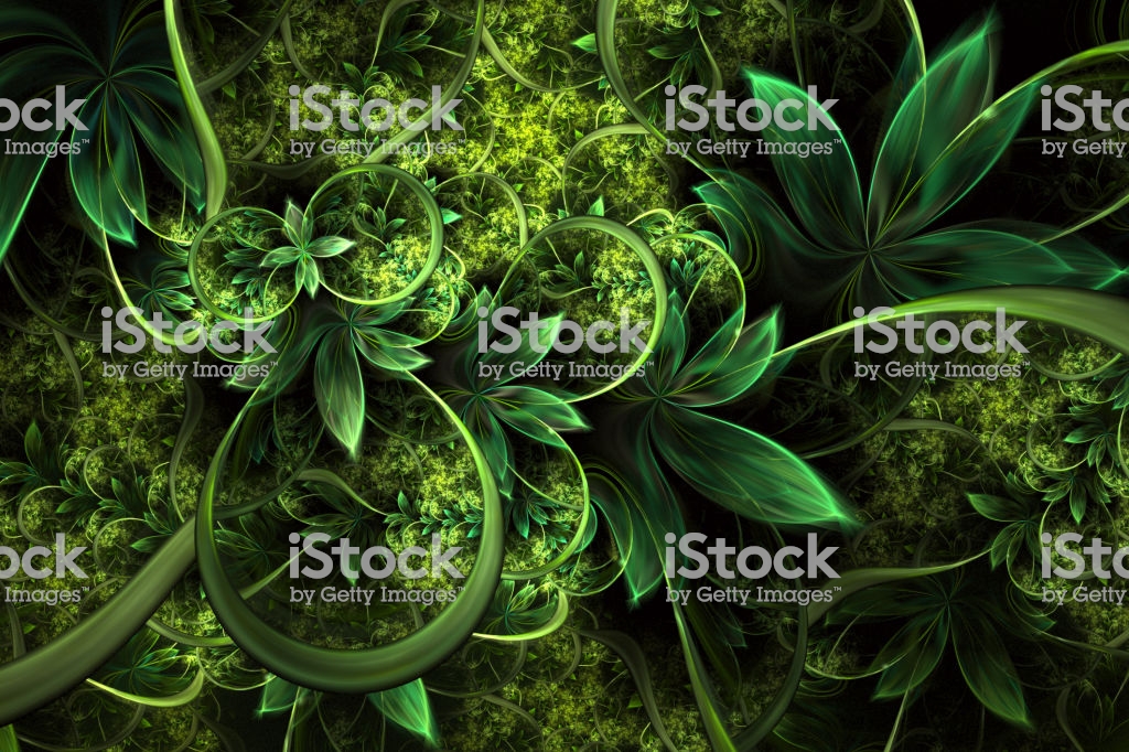 Abstract Computer Generated Plant Fractal Design - Illustration , HD Wallpaper & Backgrounds