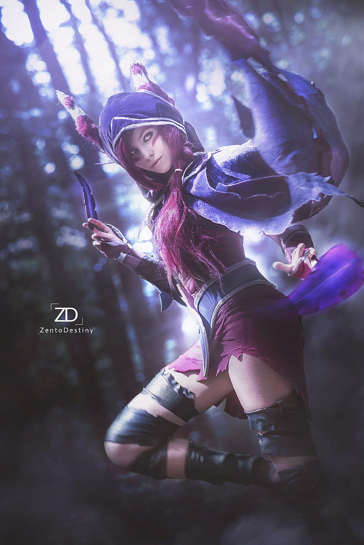 Fantasy Girl, 500px, Cosplay, Summoner S Rift, Xayah - Cosplay League Of Legend Xayah , HD Wallpaper & Backgrounds