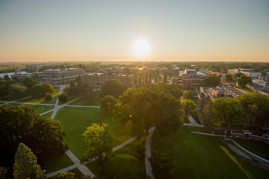 Campus View - Aerial Photography , HD Wallpaper & Backgrounds