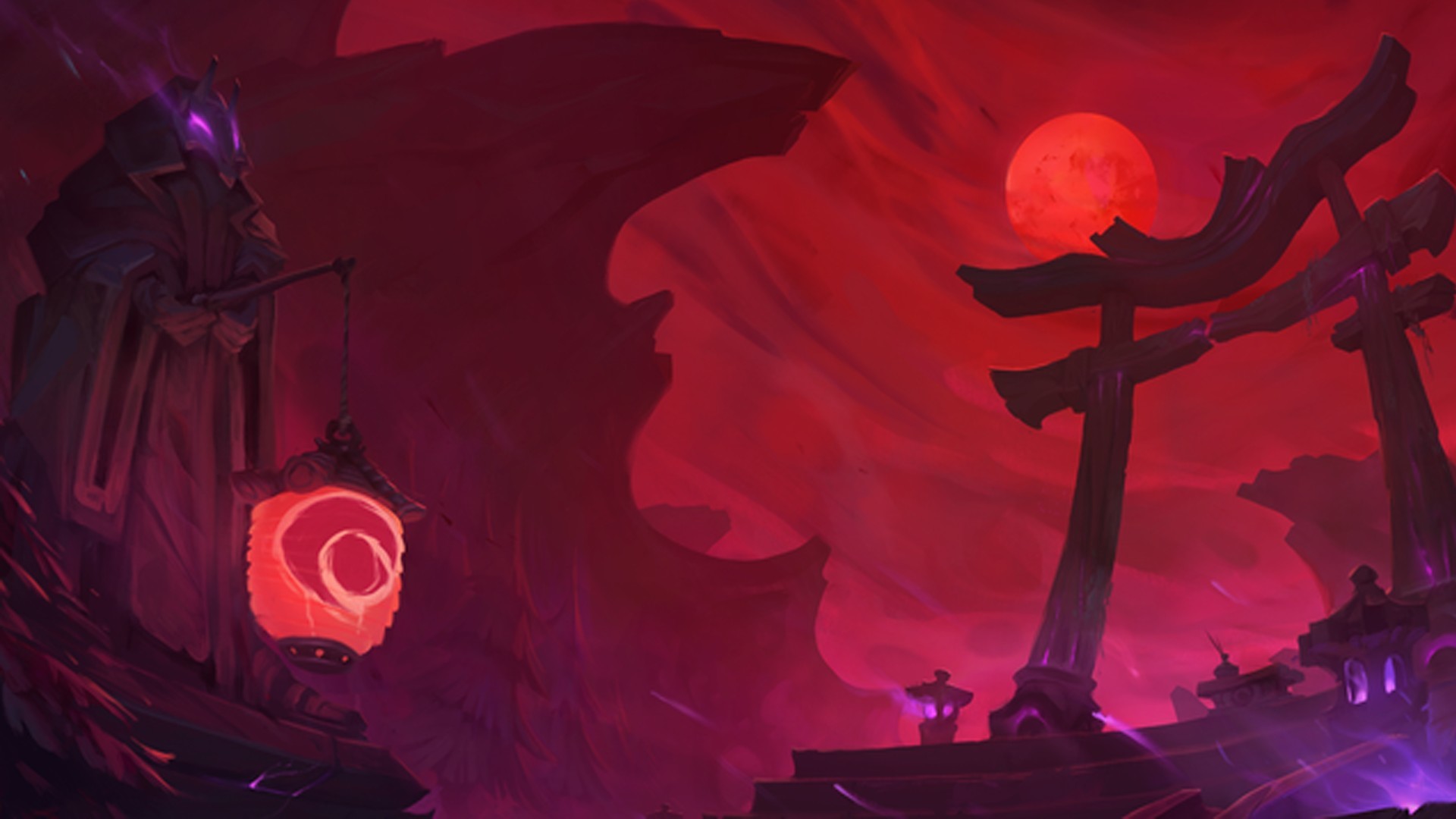 1920x1080, Summoners Rift, Blood Moon Wallpapers Hd - Blood Moon Wallpaper League Of Legends , HD Wallpaper & Backgrounds