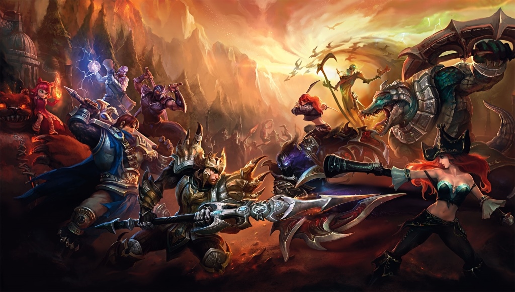 Online Game League Of Legends - League Of Legends , HD Wallpaper & Backgrounds