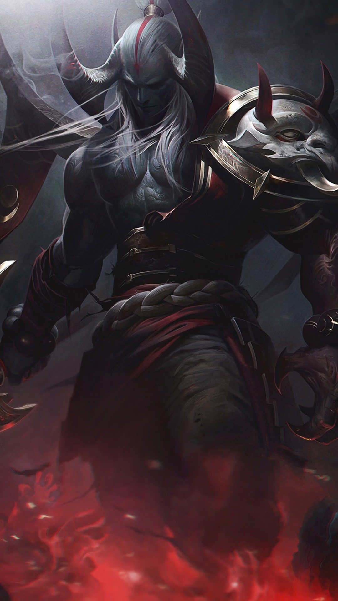 Blood Moon Aatrox, League Of Legends, Champion Skin, - Blood Moon Aatrox , HD Wallpaper & Backgrounds