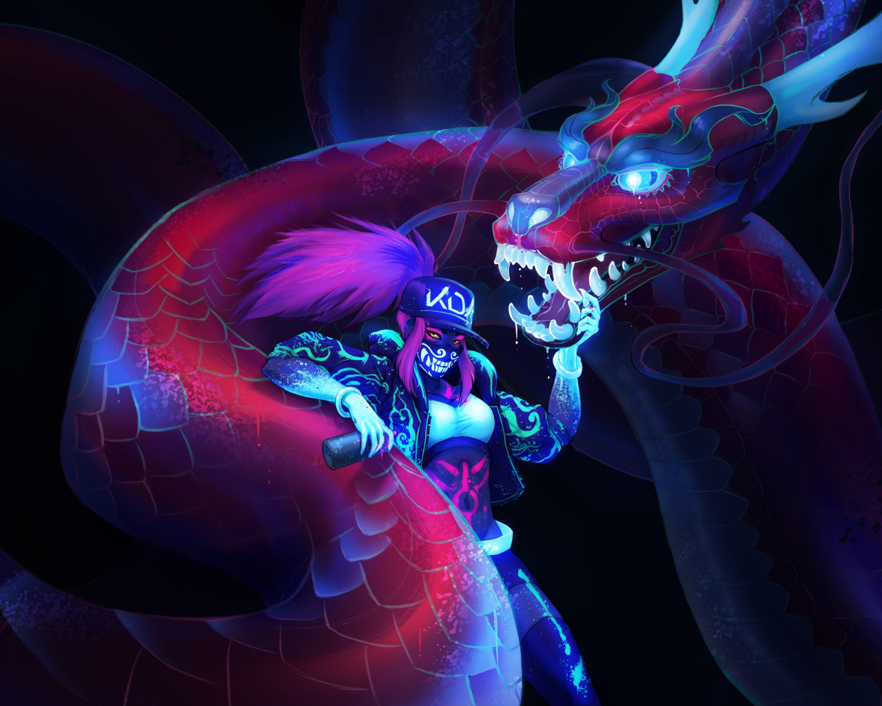 Kda Akali Wallpaper Hd , HD Wallpaper & Backgrounds