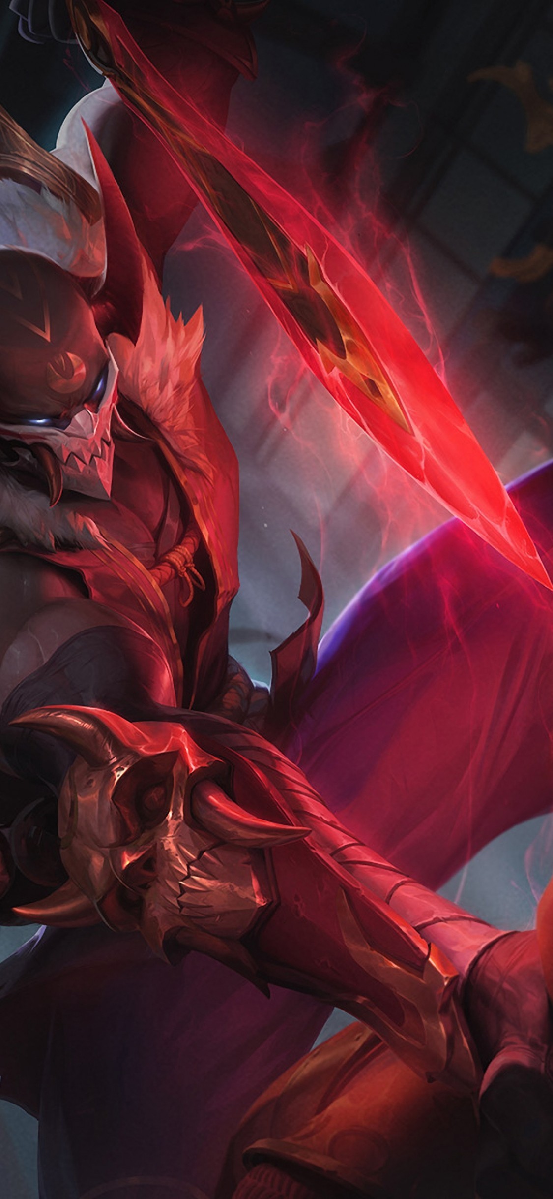 Blood Moon Pyke, Artwork, League Of Legends, Lol, Champion - Splash Art Pyke Blood Moon , HD Wallpaper & Backgrounds