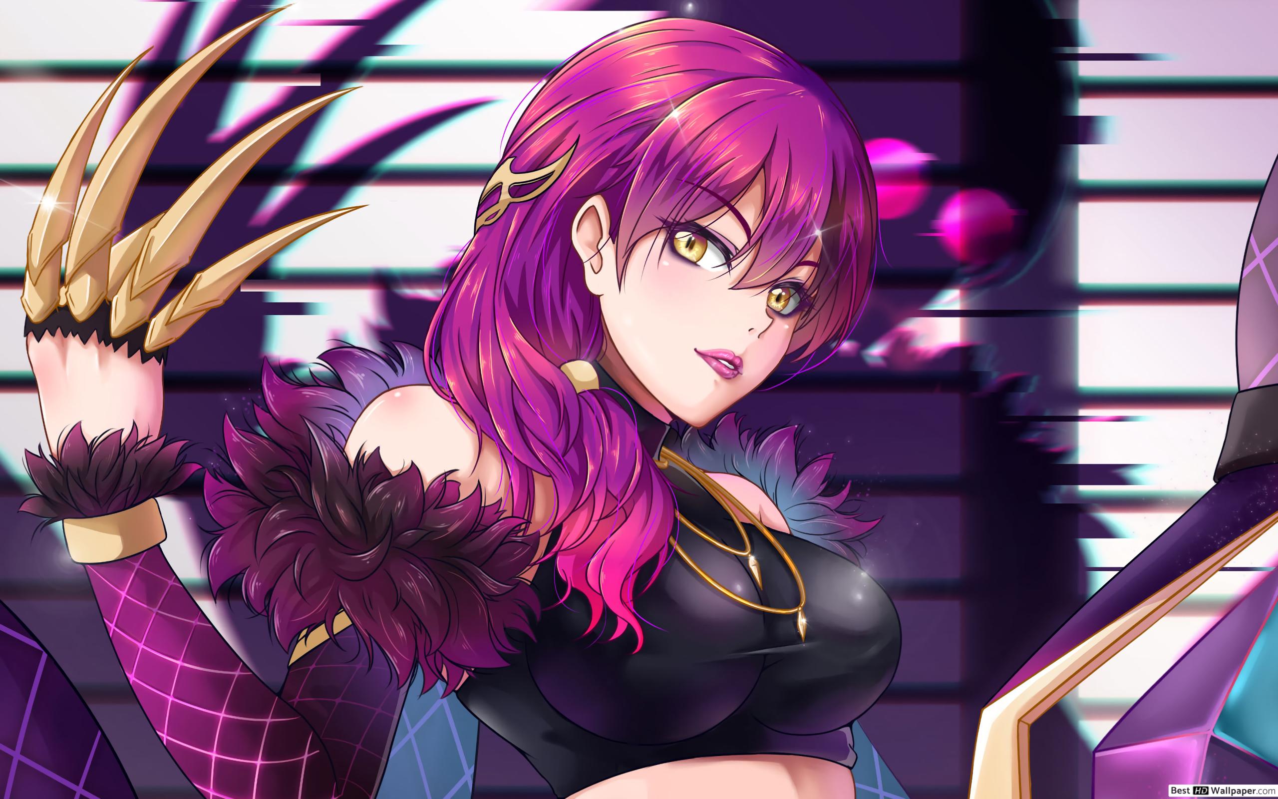 Evelynn Eyes Kda , HD Wallpaper & Backgrounds