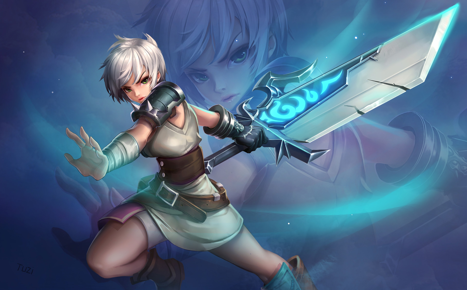 Riven League Of Legends Wallpapers By Telasm - League Of Legends Champions Riven , HD Wallpaper & Backgrounds