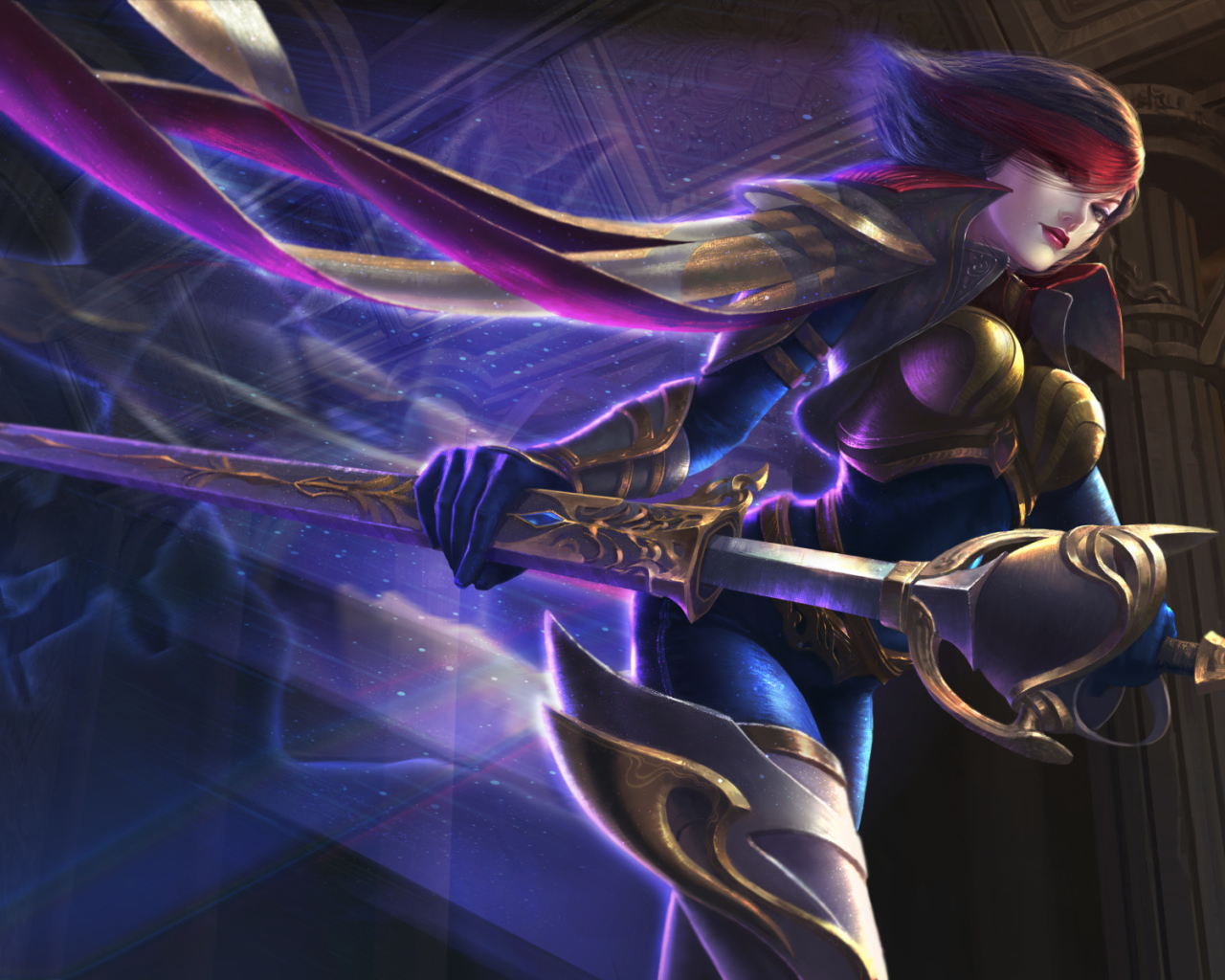 Fiora Character In The Game League Of Legends - League Of Legends Fiora Hd , HD Wallpaper & Backgrounds