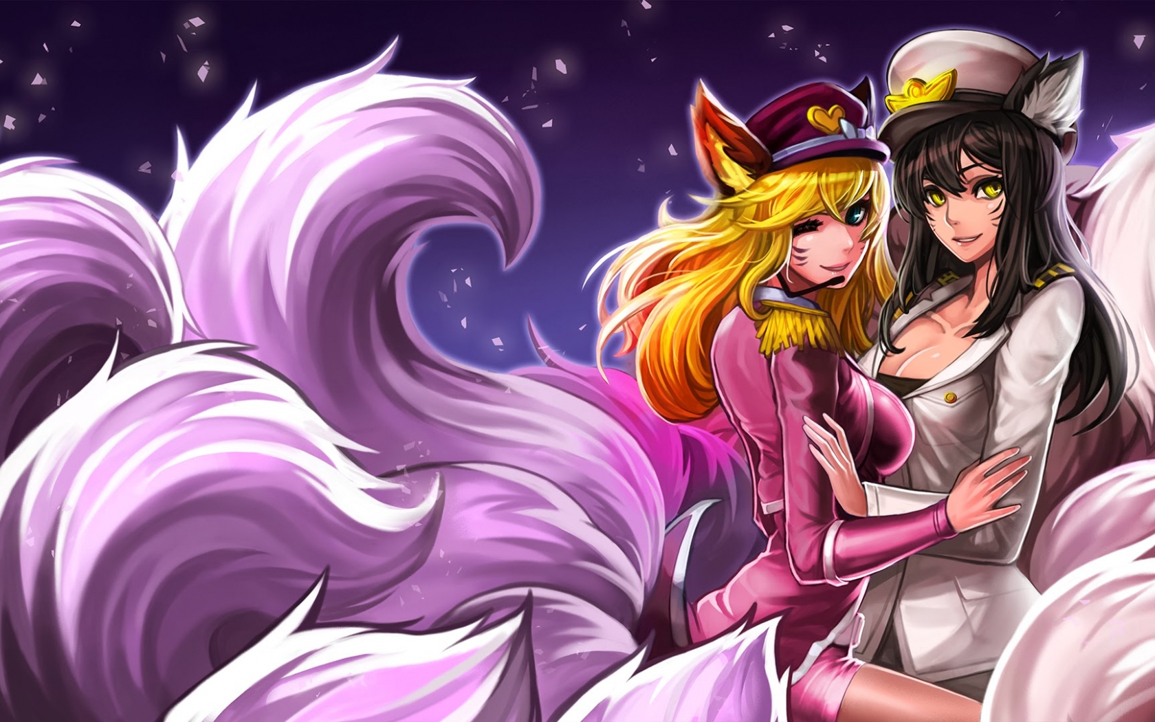 Ahri Anime Style Popstar Skin League Of Legends Lol , HD Wallpaper & Backgrounds