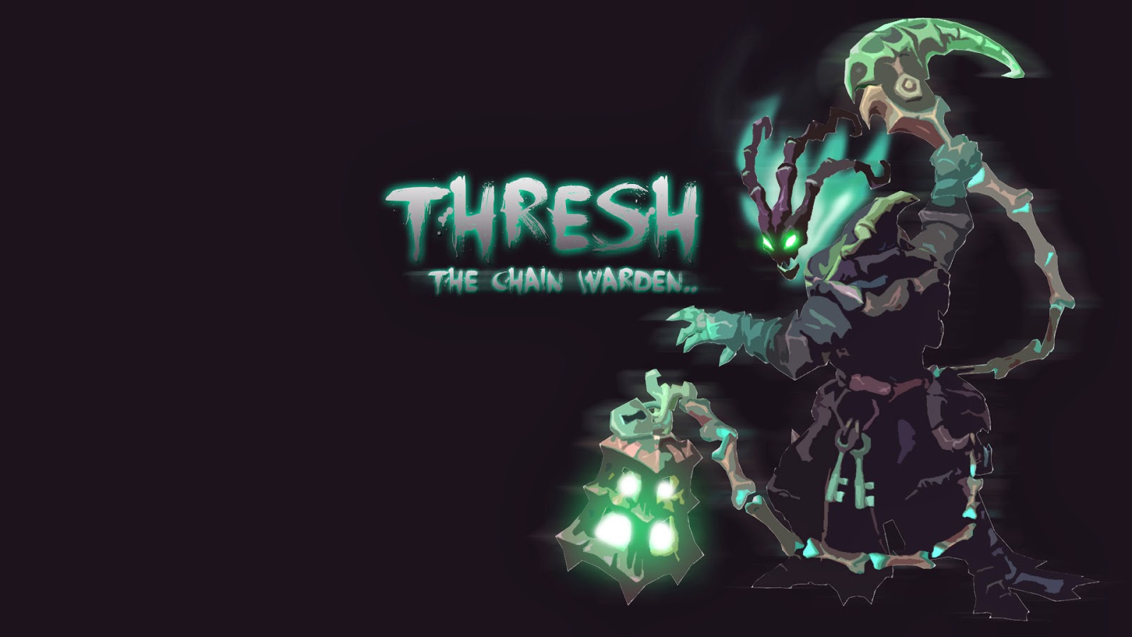 Thresh League Of Legends Champions Wallpaper Thresh - Pc Game , HD Wallpaper & Backgrounds