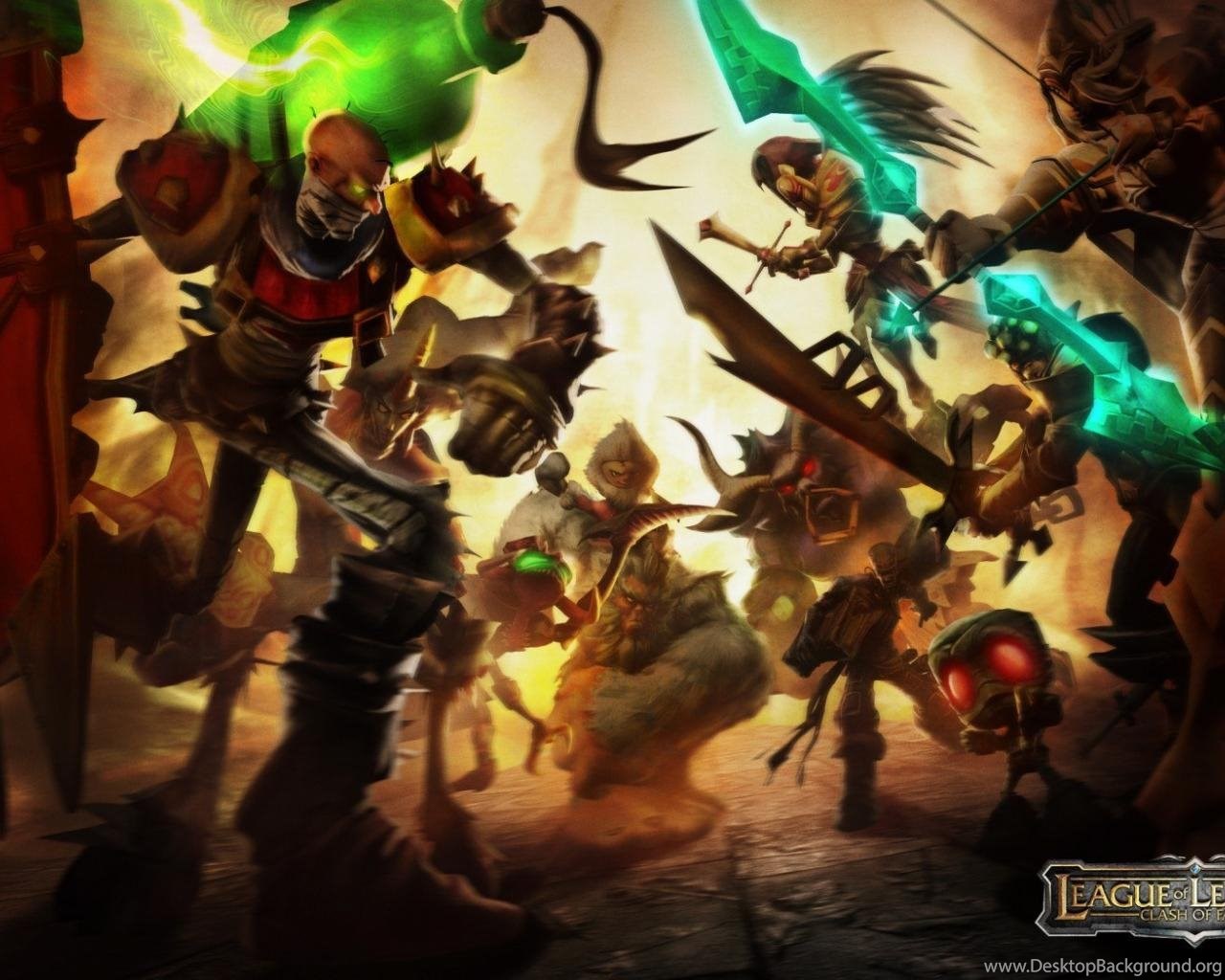 League Of Legends Wallpapers - League Of Legends Clash Of Fates , HD Wallpaper & Backgrounds