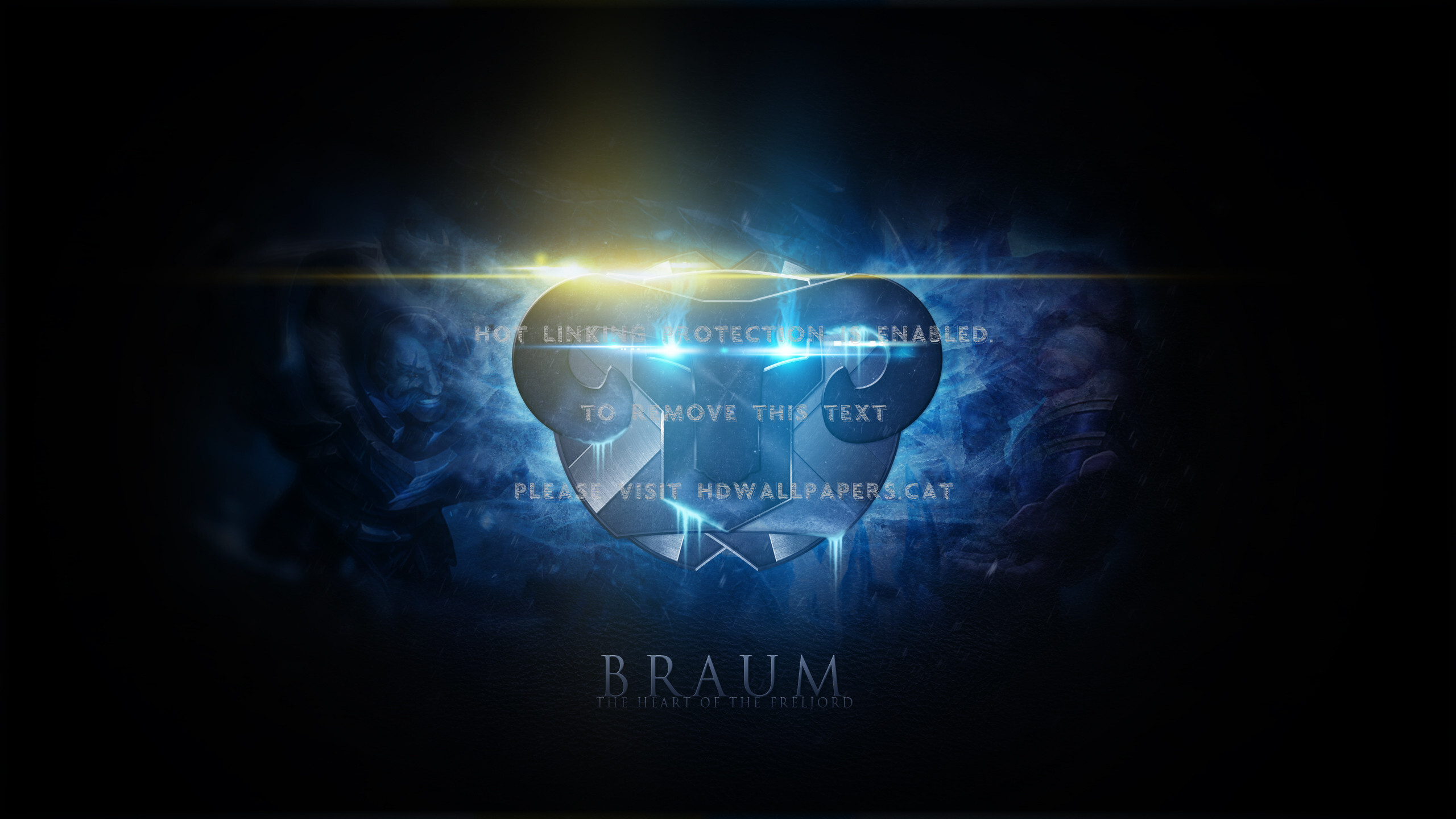 Braum League Lol Support Games - Braum Ram , HD Wallpaper & Backgrounds