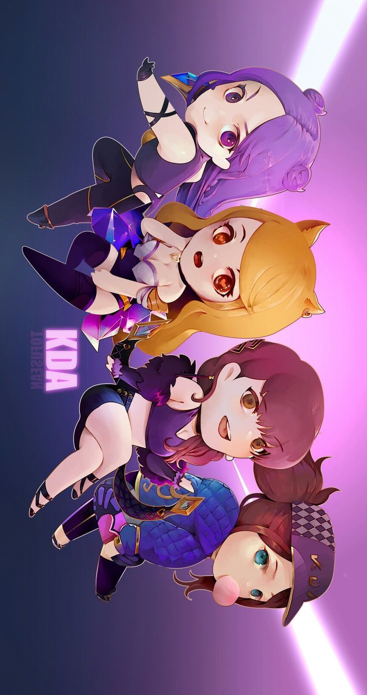 Easy Kda Drawing , HD Wallpaper & Backgrounds