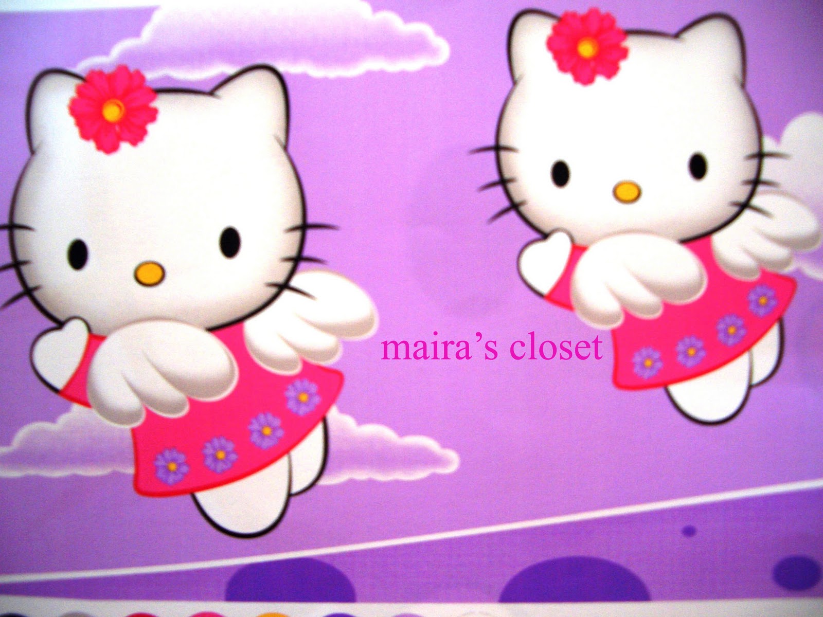 Image Gambar Hello Kitty Pc Android Iphone And Ipad - Hello Kitty Warna Ungu , HD Wallpaper & Backgrounds