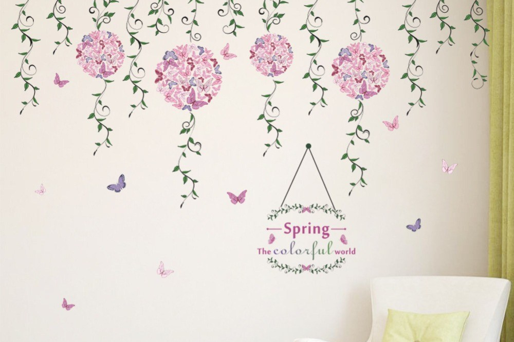 Gambar Wallpaper Rumah - Frühling Schmetterlinge Wallpaper Blumen , HD Wallpaper & Backgrounds
