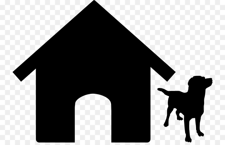 Anjing, Desktop Wallpaper, Rumah Anjing Gambar Png - Dog House Black And White , HD Wallpaper & Backgrounds